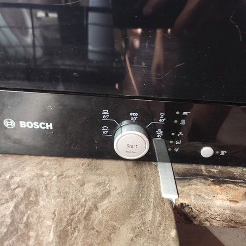 Bosch countertop dishwasher used, 6 place settings, black