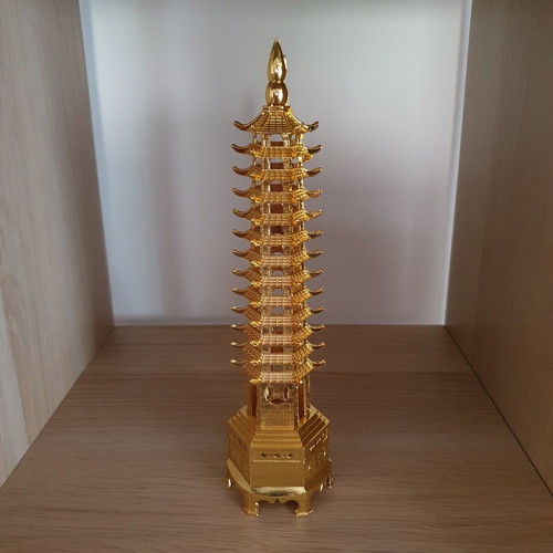 Feng Shui Golden Pagoda Wen Chang Tower new, metal decorative