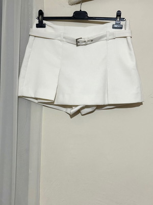 Zara skirt shorts new, white, size S