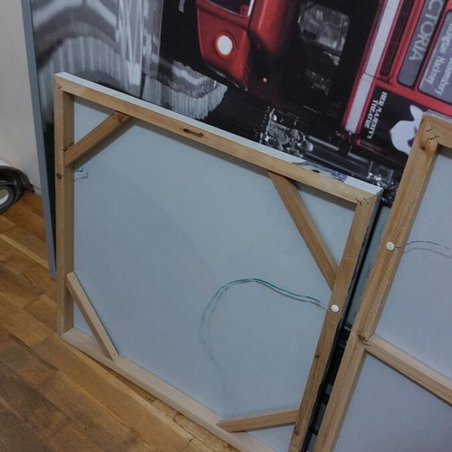 Set of 3 London frames used, Ikea