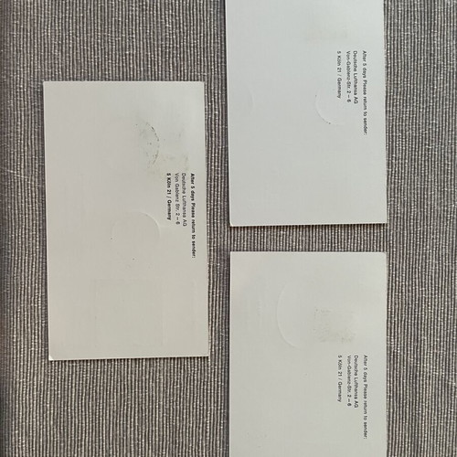Lufthansa Collectible First Flight Envelopes Airbus A300 set, like new