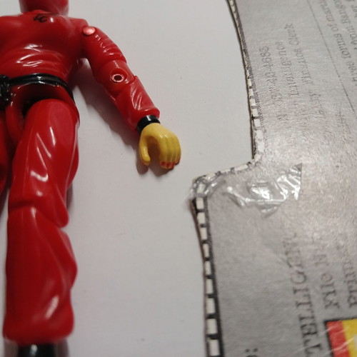 GI Joe Jinx (v1) action figure used, 1987 complete with filecard