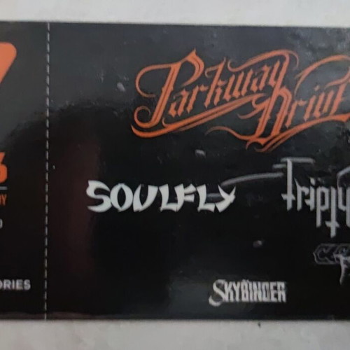 Hard Copy Ticket Parkway Drive Soulfly Triptykon Release Festival 27/06/23 like new