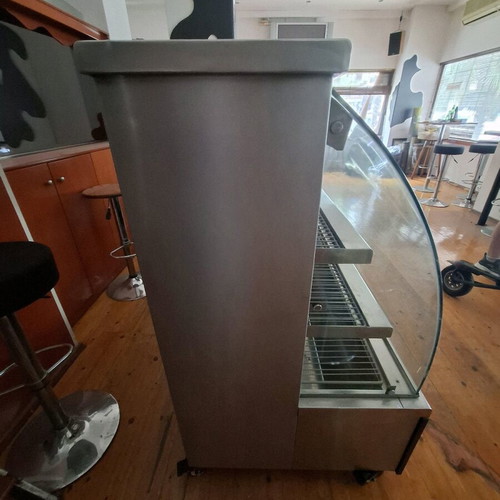 Display refrigerator for sweets used with wheels and LED lighting