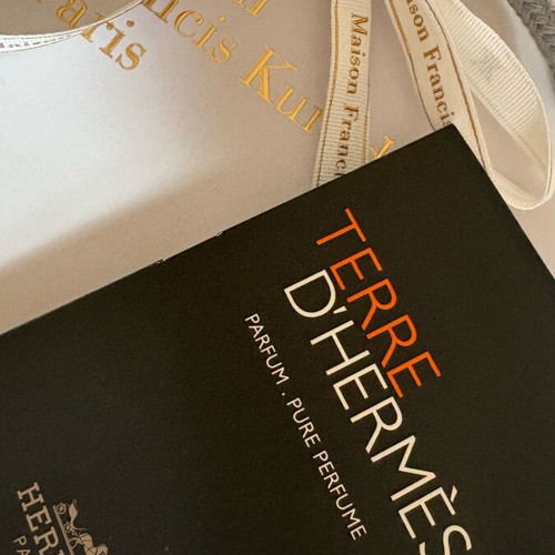 Hermès luxury mini perfume set tester new with Barénia and Terre d’Hermès