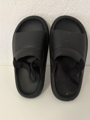 Zara kids' slippers, black, size 27