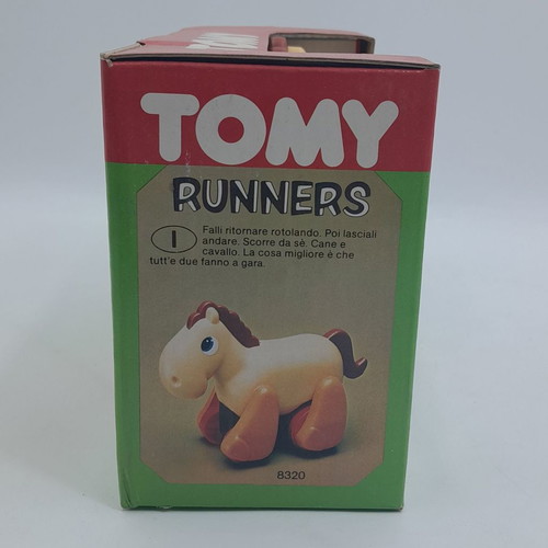 TOMY Runners pull back horse toy used