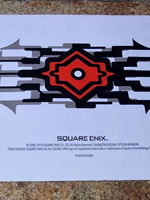 Final Fantasy XIII Collector's Limited Edition αυτοκόλλητο PS3 σαν καινούργιο