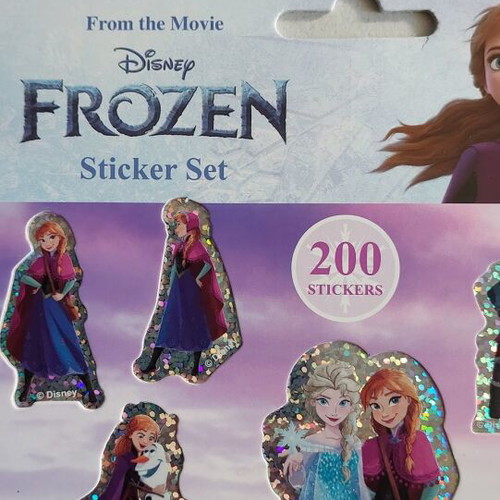 Frozen Disney stickers new, set of 200 pieces