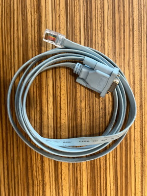 AWM 20251 E129757 Cisco Systems Console Cable used, 9 pin