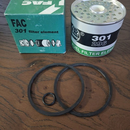 Fuel filter FAC 301(CAV 296) new with seals