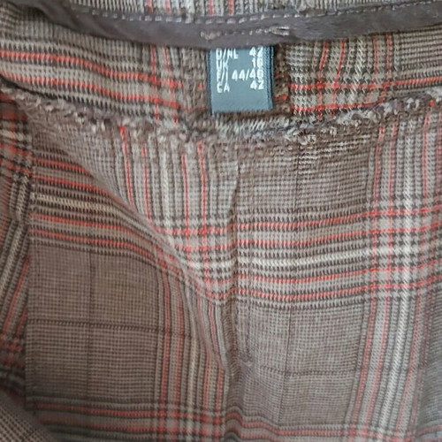 Mexx Fashion midi denim skirt in check pattern like new