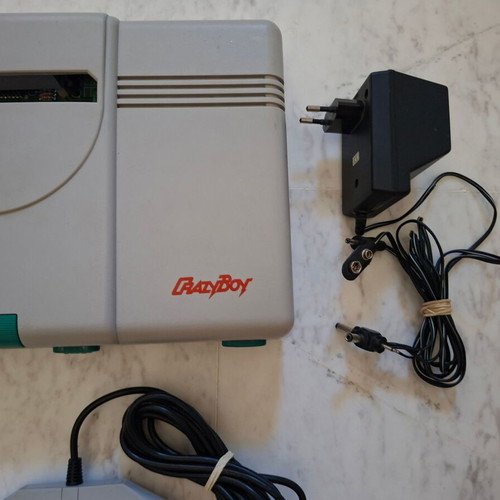 CrazyBoy Retro Console Famiclone 90s with Cartridge and Cables
