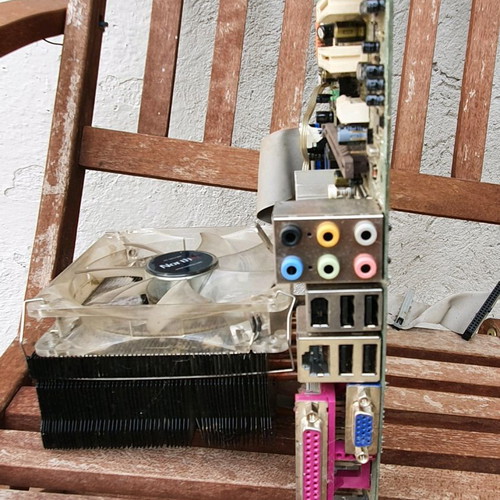 Motherboard used for spare parts
