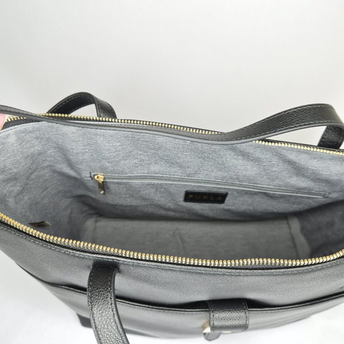 Furla Miasofia L Tote Bag new, black leather