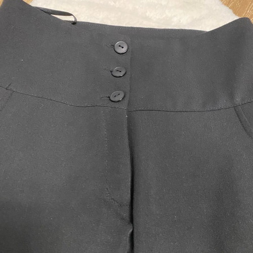 Fabric high-waisted pants S used, slim fit with 3 buttons