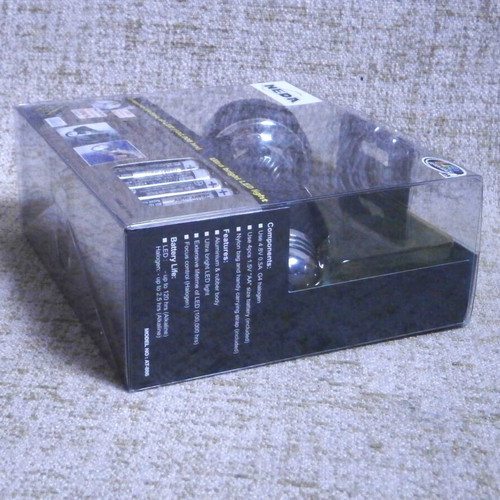 Handtorch Aluminium LED/Halogen NEDA flashlight new in sealed box
