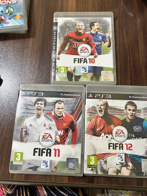 FIFA 10, 11, 12 για PlayStation 3 σαν καινούργιο, πακέτο τρία παιχνίδια