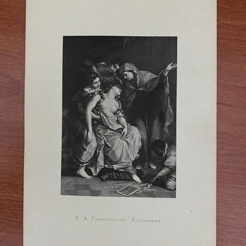Collectible engravings used, set of 4 pieces