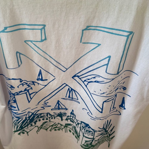 Off White t-shirt like new, collaboration with Eden Rock, size M