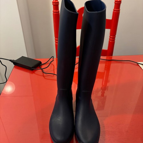 Women's galotses like new, blue, size 38