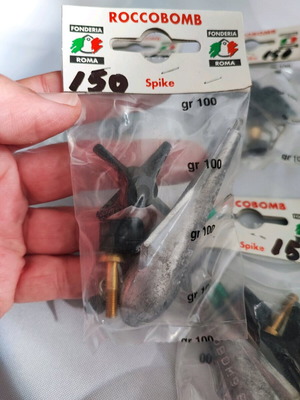 Βαρίδια για surf casting 150 gr πακέτο 5 τεμαχίων καινούργια