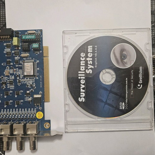 Geovision GV-600 4-CH PCI capture card used for computer