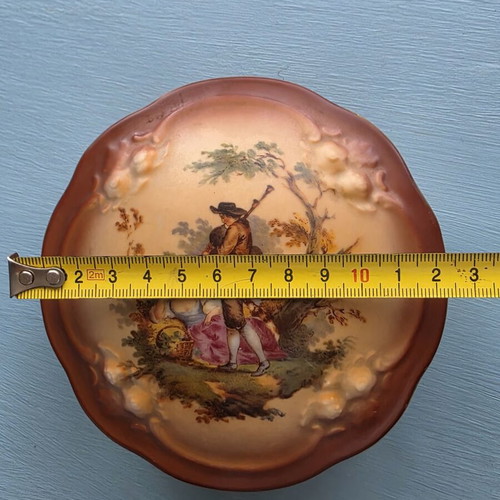 Altrohlau antique porcelain box, Rococo style