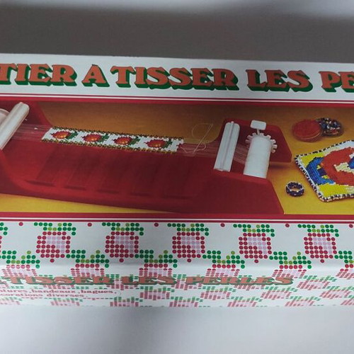 Vintage Métier à Tisser les Perles creative bead weaving set Nathan