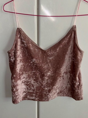 Zara velvet camisole top like new, size M