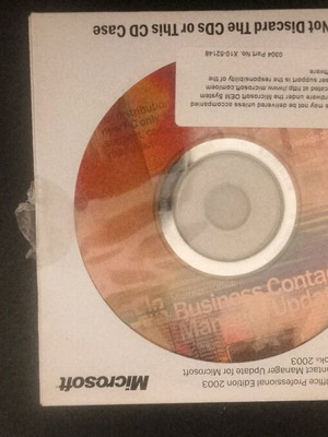 Office Professional 2003 2CD μεταχειρισμένο, γνήσιο ελληνικό