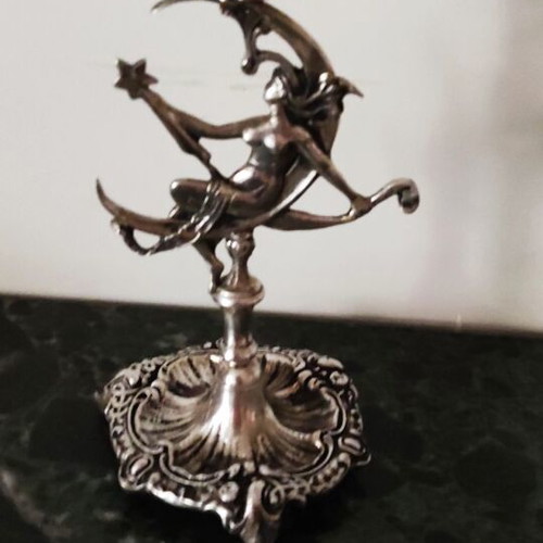 White bronze candlestick like new