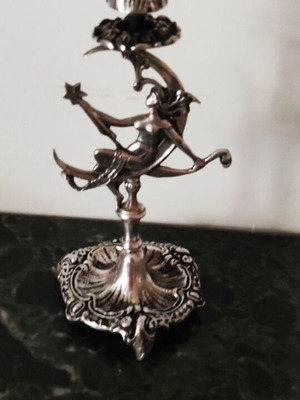 White bronze candlestick like new