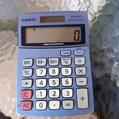 Casio calculator used
