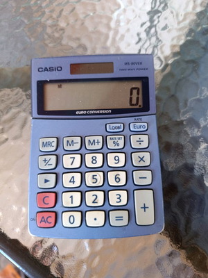 Casio calculator used