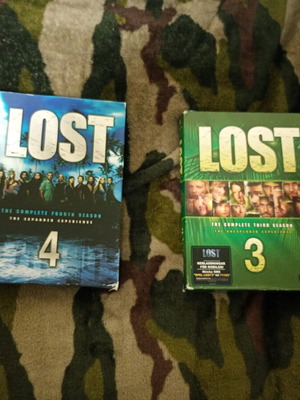 Lost Season 3 and 4 DVD like new with subtitles