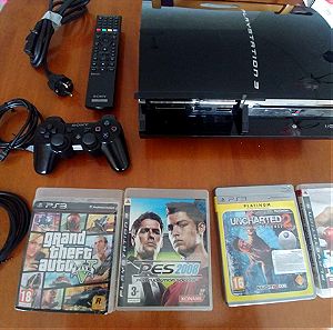 Ps3 60 gb compatible + Game!