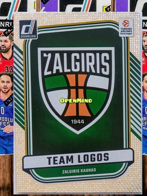 Κάρτα Team Logo Press Proof Zalgiris Kaunas Donruss Euroleague 2024-25
