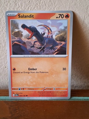 Pokemon card Salandit καινούργιο