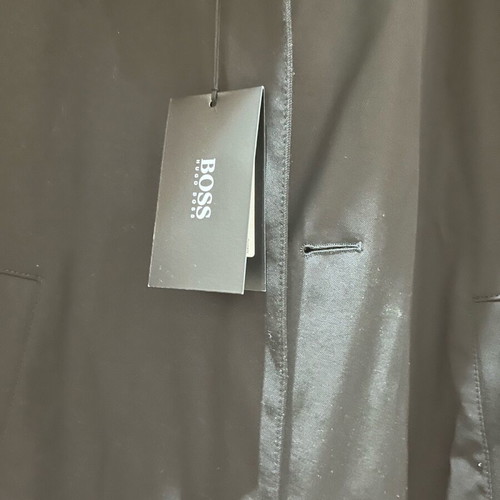 Hugo Boss raincoat new waterproof black size 46 medium-large