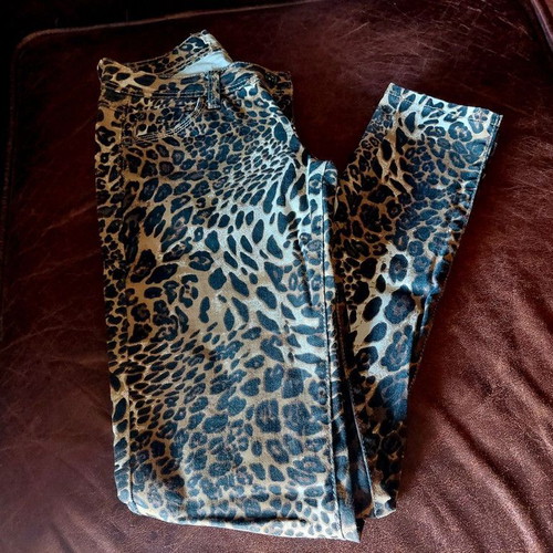 Leopard women's denim pants Daisy Street Small like new