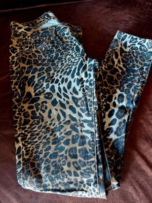 Leopard women's denim pants Daisy Street Small like new