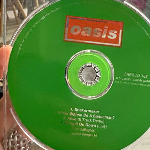 Oasis CD single Shakermaker like new with numbering