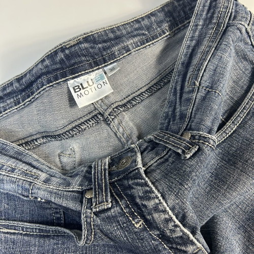 Vintage Y2K Blue Motion Flared Jeans size 38, grey