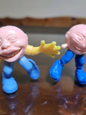 Vintage MA-KI 6 figures used, No7 Fafoutis & No22 Mytaras