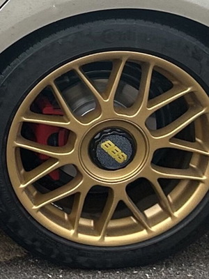 BBS RC307 wheels with Continental PremiumContact 6 tires used