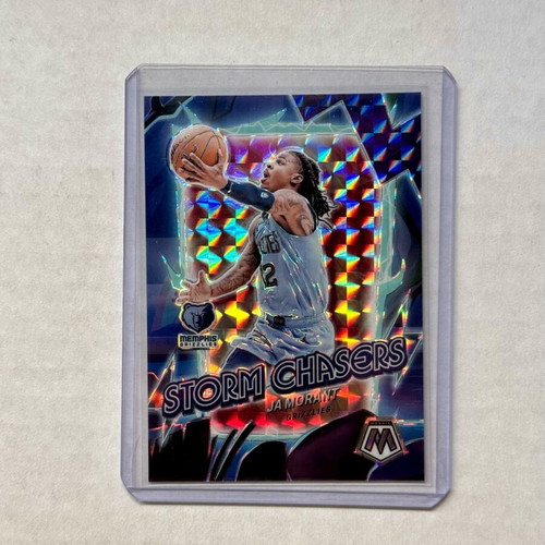 2023-24 Panini Mosaic Ja Morant Storm Chasers SP Memphis Grizzlies #1 card new