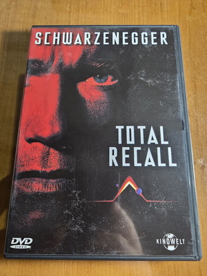 Total Recall DVD like new, Arnold Schwarzenegger sci-fi action