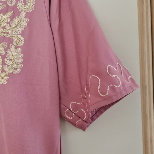 Kaftan cotton pink, new, size L