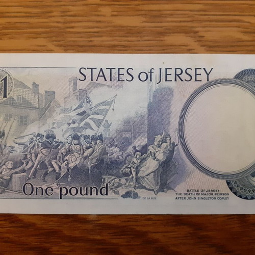 Jersey 1 Pound 1976 like new